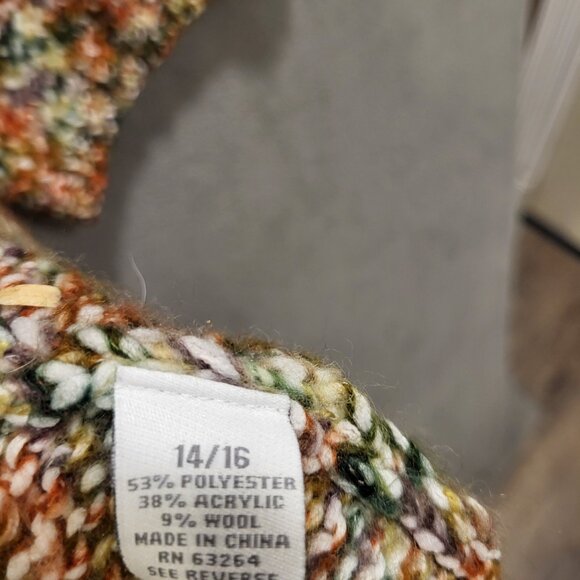 Dress Barn Women’s Wool Blend Cardigan Size 14/16 Button Knit‎ Boho - Picture 5 of 7